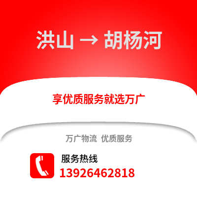 武漢洪山到胡楊河物流專線_武漢洪山到胡楊河貨運專線公司