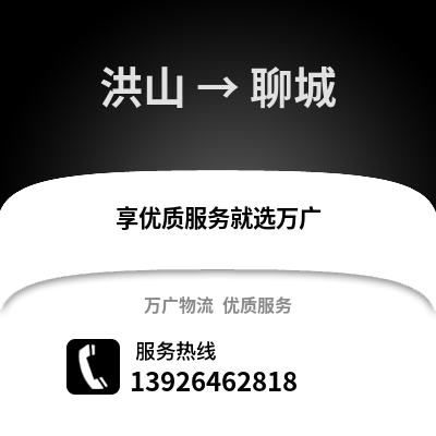 武漢洪山到聊城物流專線_武漢洪山到聊城貨運專線公司
