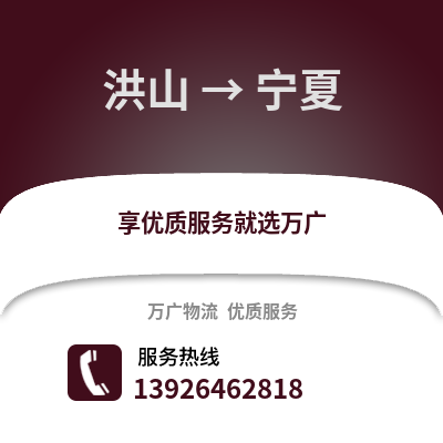 武漢洪山到寧夏物流專線_武漢洪山到寧夏貨運專線公司