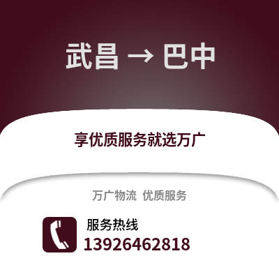 武漢武昌到巴中物流專線_武漢武昌到巴中貨運(yùn)專線公司